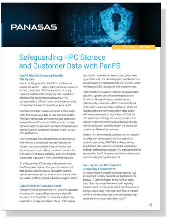 safeguarding hpc storage and customer data with panfs solution brief thumbnail